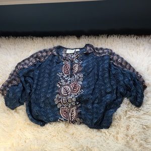 NWOT Maeve by Anthropologie bloom sleeve top